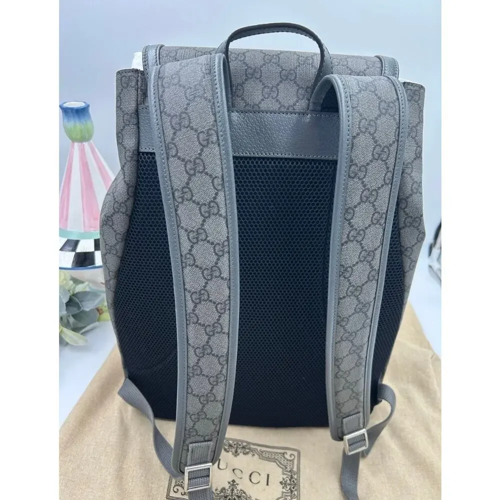 Unisex, Gucci, GG Supreme canvas backpack made in Italy NWT
